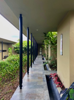 Guest bedroom towards the internal patio   Guest bedroom towards the internal patio